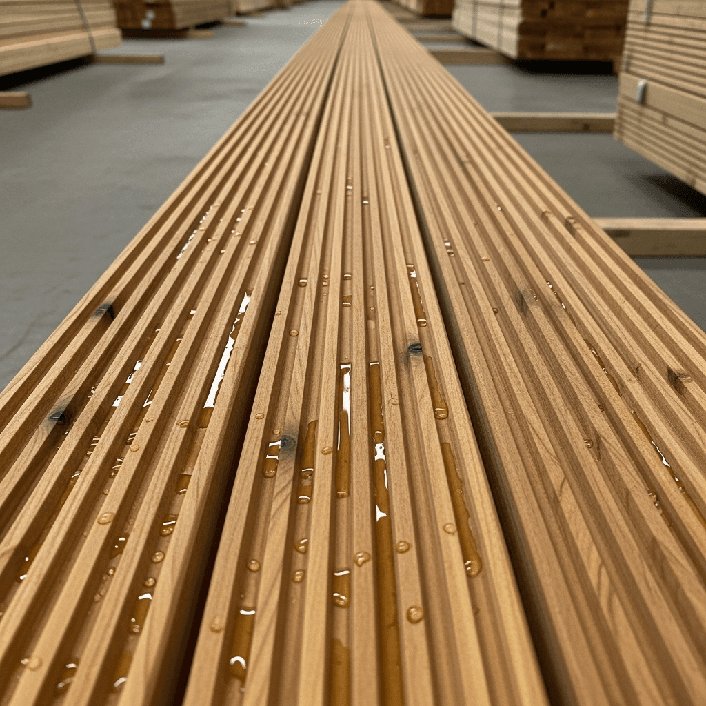 Террасная доска "Вельвет" (Лиственница)